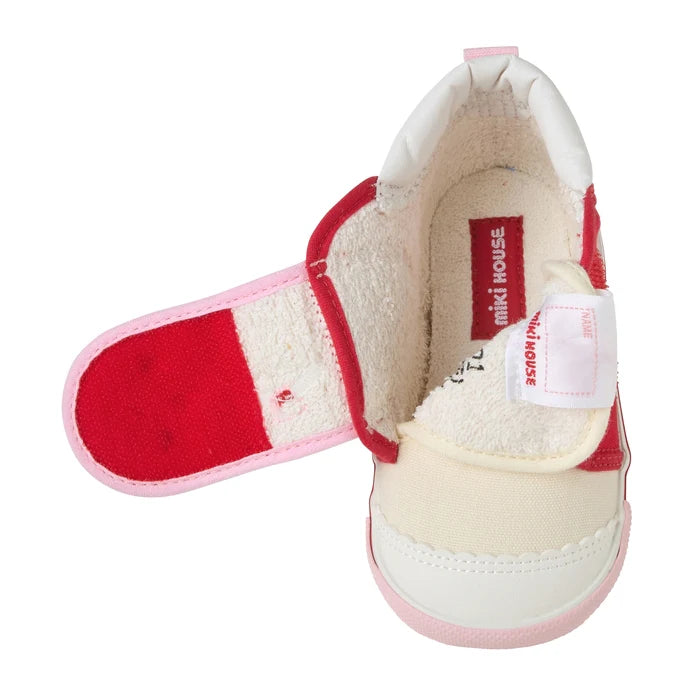 Mika House Kids Shoes Japanese Toddler Sneakers Second Baby Shoes Petite Rabbit Velcro 