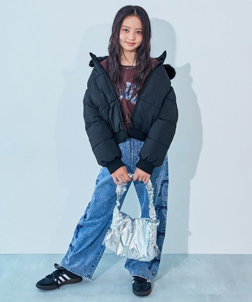데비록 패딩 일본 devirock 아동복 볼륨 안솜 후드 자켓 2컬러