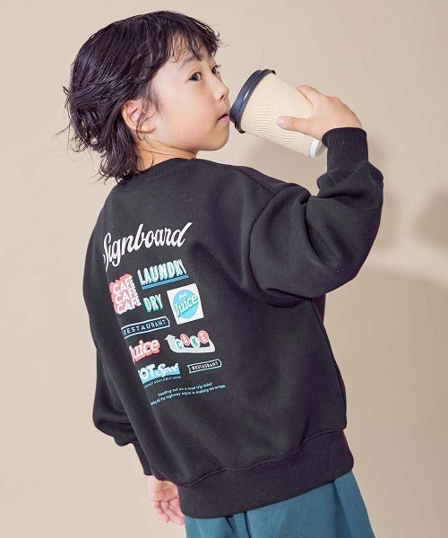 데비록 긴팔 일본 devirock 아동복 데비라보 BIG 실루엣 기모 맨투맨 티셔츠 16컬러