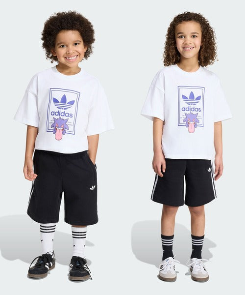 아디다스 포켓몬 키즈 셋업 일본 ADIDAS 팬텀 반팔 반바지 세트 KR4692