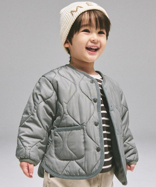 쁘띠마인 자켓 일본 petitmain 아동복 노카라 퀼팅 재킷 5컬러
