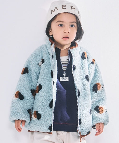 쁘띠마인 후리스 일본 petitmain 아동복 패턴 보아 블루종 3컬러