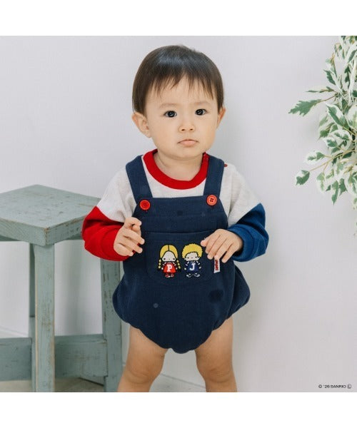 Sanrio Đầm Liền Nhật Bản Quần Áo Trẻ Em 2 CHIỀU Vải Vóc Đẹp Tay Ngắn Chân Váy 4 Màu