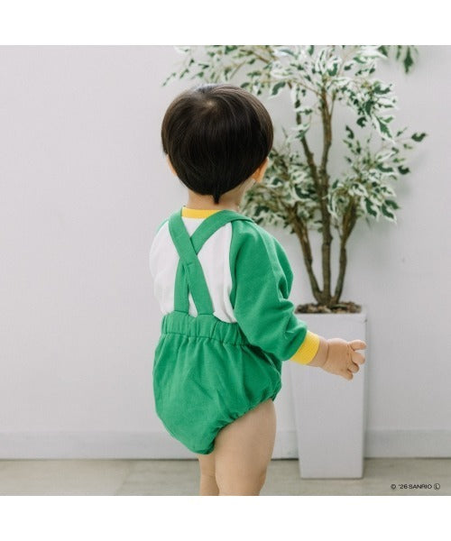 Sanrio Đầm Liền Nhật Bản Quần Áo Trẻ Em 2 CHIỀU Vải Vóc Đẹp Tay Ngắn Chân Váy 4 Màu