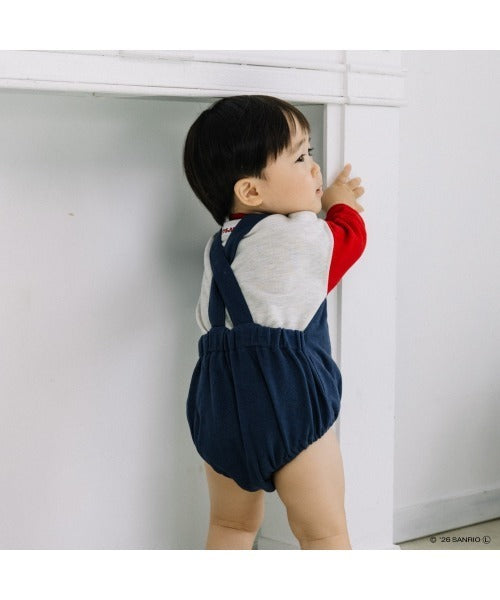 Sanrio Đầm Liền Nhật Bản Quần Áo Trẻ Em 2 CHIỀU Vải Vóc Đẹp Tay Ngắn Chân Váy 4 Màu