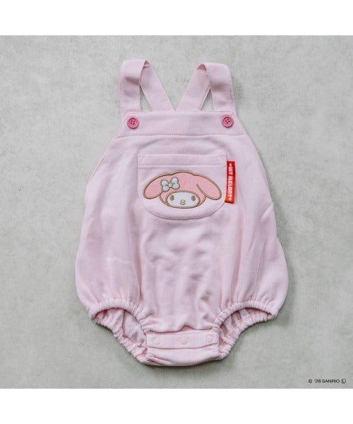 Sanrio Đầm Liền Nhật Bản Quần Áo Trẻ Em 2 CHIỀU Vải Vóc Đẹp Tay Ngắn Chân Váy 4 Màu