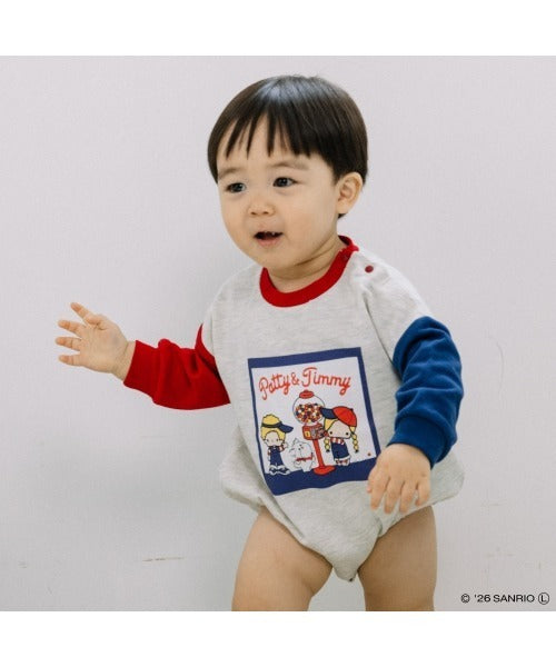 산리오 바디수트 일본 SANRIO 아기옷 캐릭터 긴팔 우주복 4컬러
