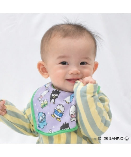 Sanrio Đầm Liền Nhật Bản Quần Áo Trẻ Em 2 CHIỀU Vải Vóc Đẹp Tay Ngắn Chân Váy 4 Màu