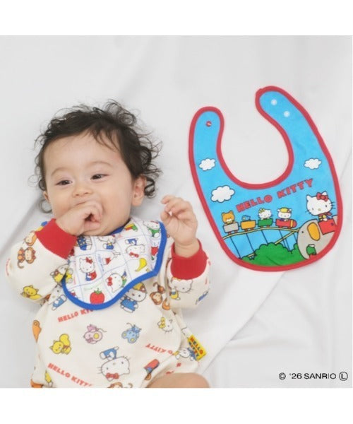 Sanrio Đầm Liền Nhật Bản Quần Áo Trẻ Em 2 CHIỀU Vải Vóc Đẹp Tay Ngắn Chân Váy 4 Màu