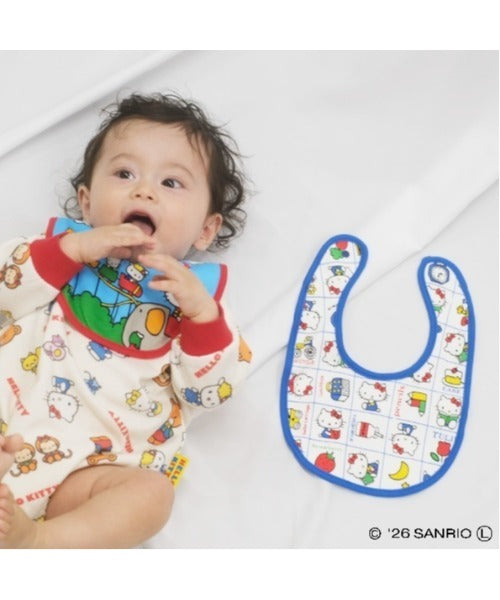 Sanrio Đầm Liền Nhật Bản Quần Áo Trẻ Em 2 CHIỀU Vải Vóc Đẹp Tay Ngắn Chân Váy 4 Màu