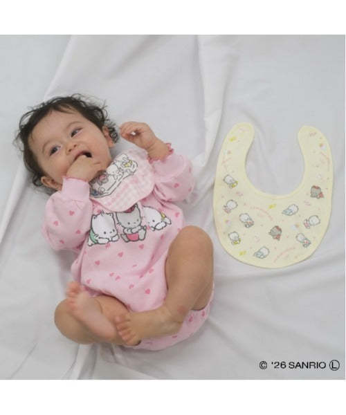 Sanrio Đầm Liền Nhật Bản Quần Áo Trẻ Em 2 CHIỀU Vải Vóc Đẹp Tay Ngắn Chân Váy 4 Màu