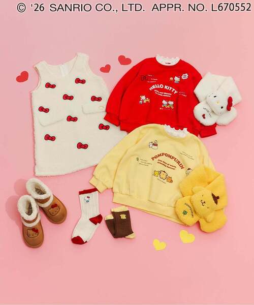 산리오 부츠 일본 SANRIO 아동화 헬로 키티 무톤 신발