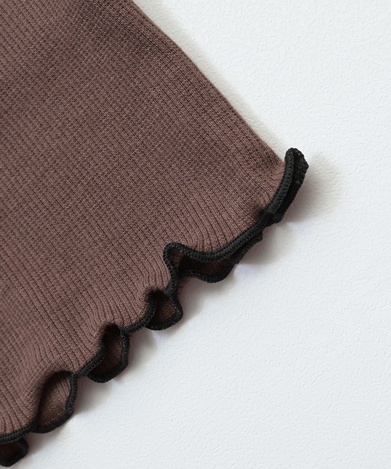 마키즈 긴팔 일본 MARKEY'S 배색 멜로우 텔레코 티셔츠 3컬러