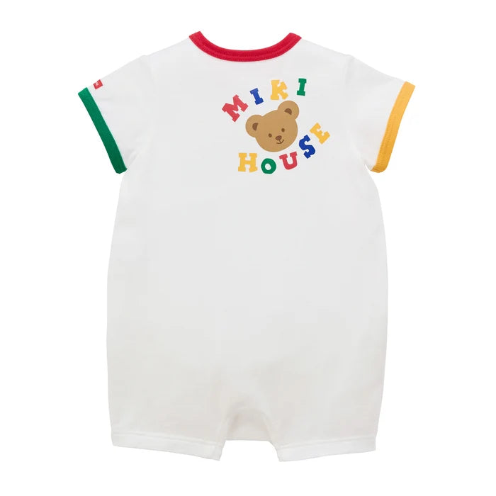 Mickey House Baby Bodysuit Japanese Toddler Classic Vehicle Design Short Sleeve T-Shirt 