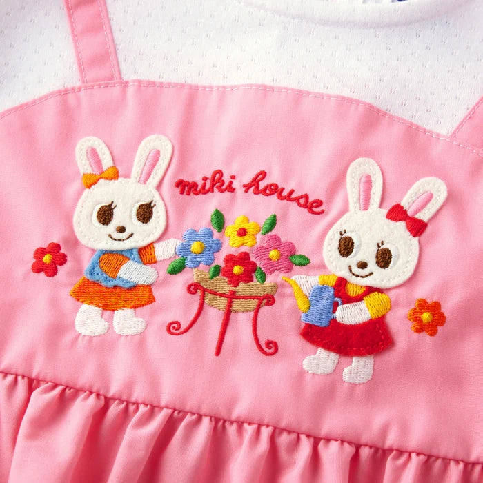 미키하우스 치마 일본 키즈 원피스 우사기 캐릭터