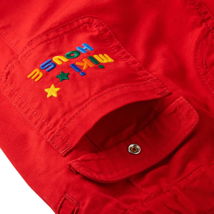 미키하우스 바지 일본 키즈 팬츠 6부 캐릭터 푸치 포켓 2컬러