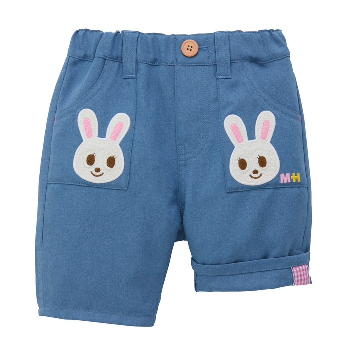 미키하우스 바지 일본 MIKIHOUSE 치에코 사쿠 6부 반바지 2컬러