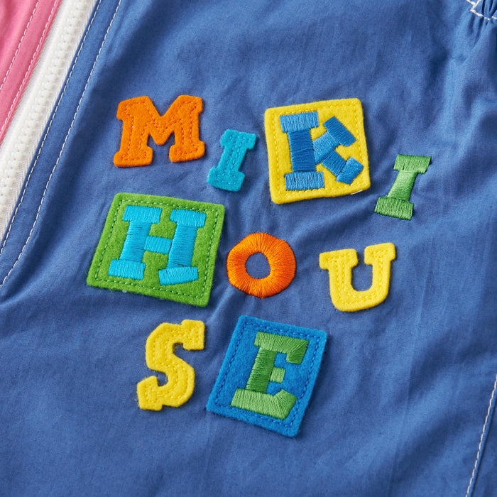 미키하우스 키즈 바지 일본 MIKIHOUSE 멜빵 팬츠 5부 오버올 2컬러
