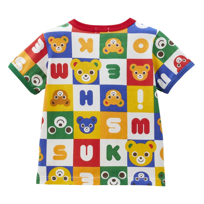 미키하우스 티셔츠 일본 키즈 아기 반팔 우사기 캐릭터2컬러