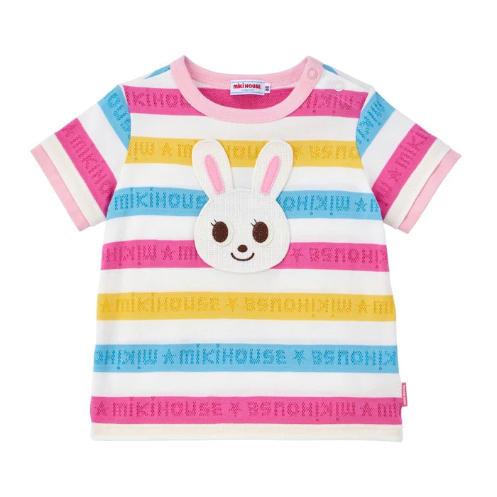 미키하우스 티셔츠 일본 키즈 반팔 빅 푸치 우사기 2컬러