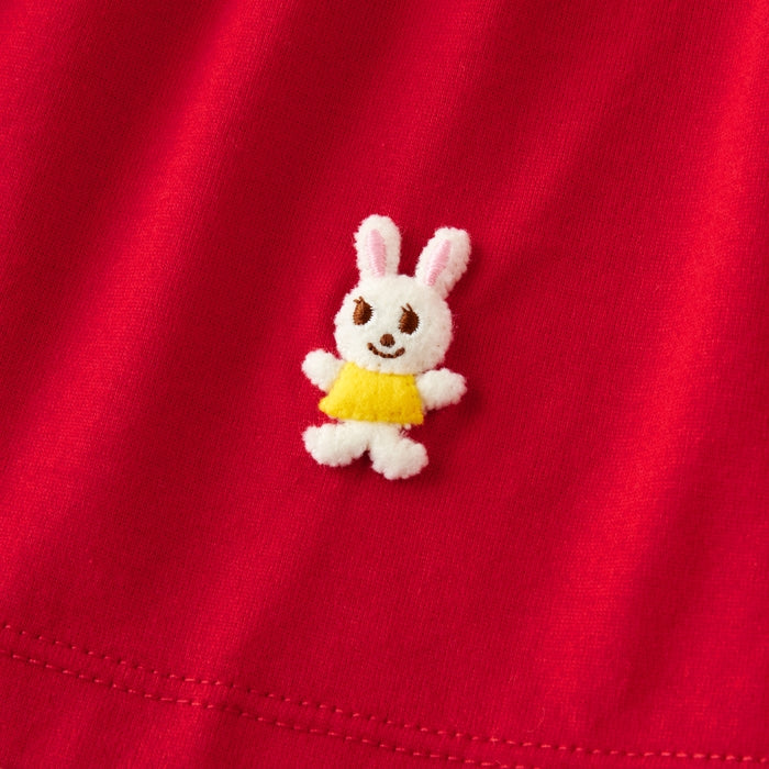 미키하우스 티셔츠 일본 키즈 유아 반팔티 비스체 우사코 레이스 디자인