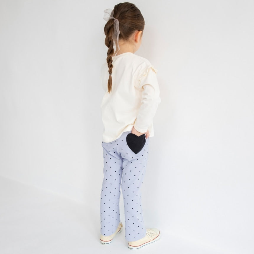 브란셰스 키즈 바지 일본 branshes 여아 하트 포켓 롱팬츠 5컬러