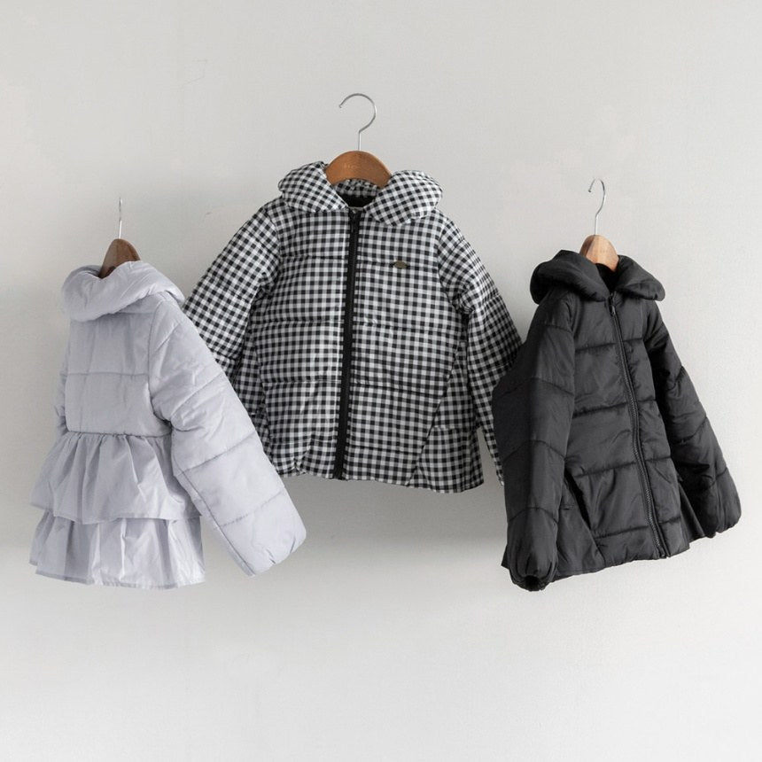 브란셰스 키즈 패딩 일본 branshes 머신 워셔블 프릴 아우터 재킷 3컬러