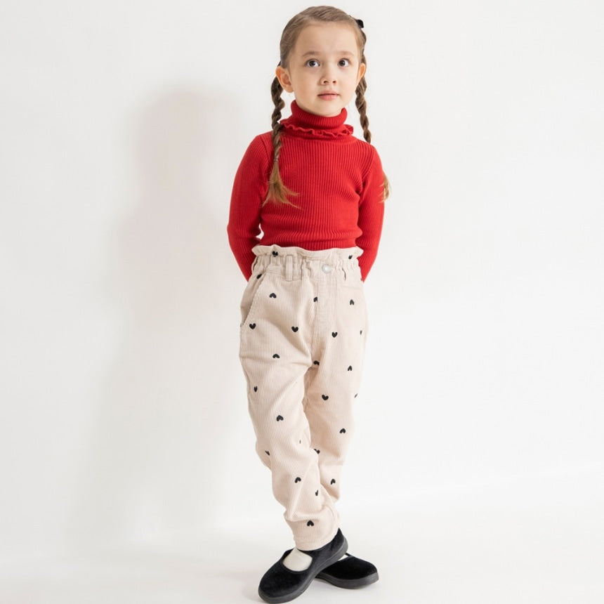 브란셰스 키즈 티셔츠 일본 branshes 니트 리브 터틀넥 디자인 4컬러