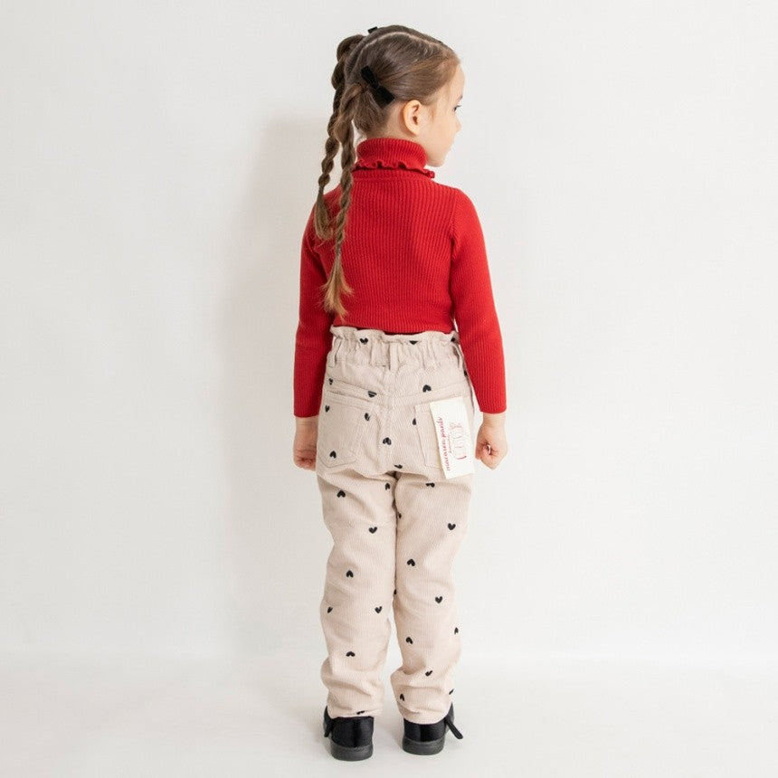 브란셰스 키즈 티셔츠 일본 branshes 니트 리브 터틀넥 디자인 4컬러