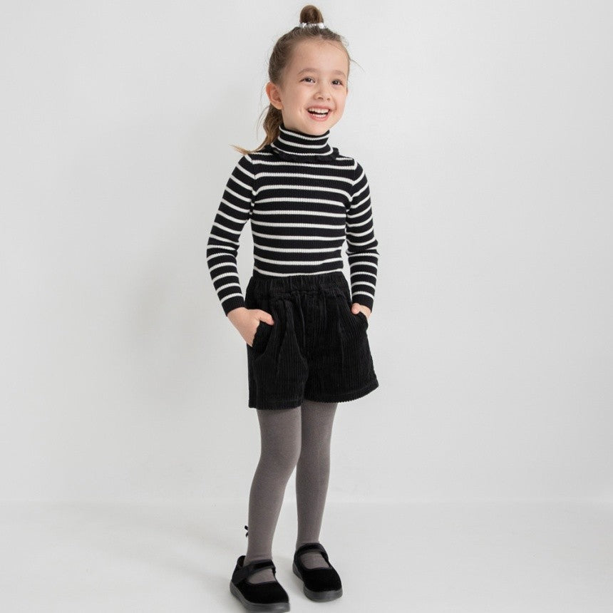 브란셰스 키즈 티셔츠 일본 branshes 니트 리브 터틀넥 디자인 4컬러