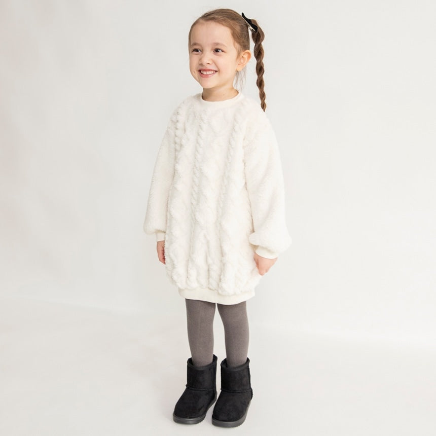 브란셰스 키즈 치마 일본 branshes 원피스 어소트 보아 니트 드레스 3컬러