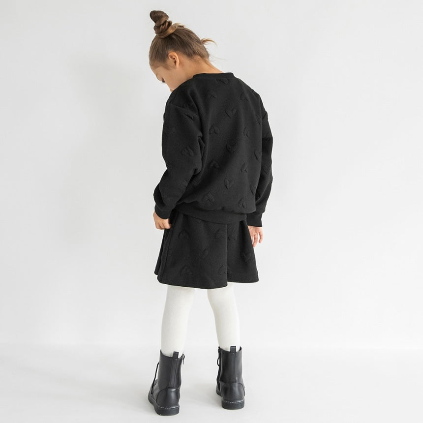 브란셰스 키즈 치마 일본 branshes 원피스 하트 프린트 자카드 스커트 2컬러