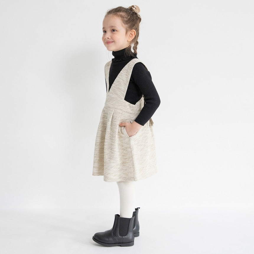 브란셰스 키즈 치마 일본 branshes 원피스 리메 트위드 스커트 2컬러