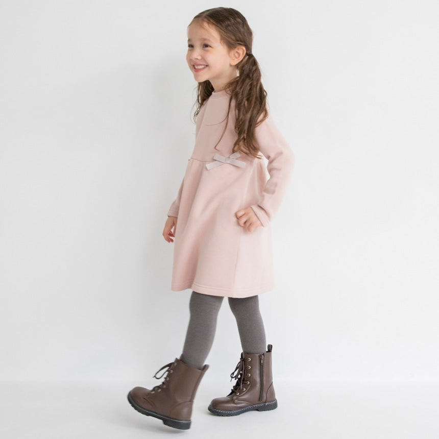 브란셰스 키즈 치마 일본 branshes 원피스 플리스 리본 드레스 2컬러