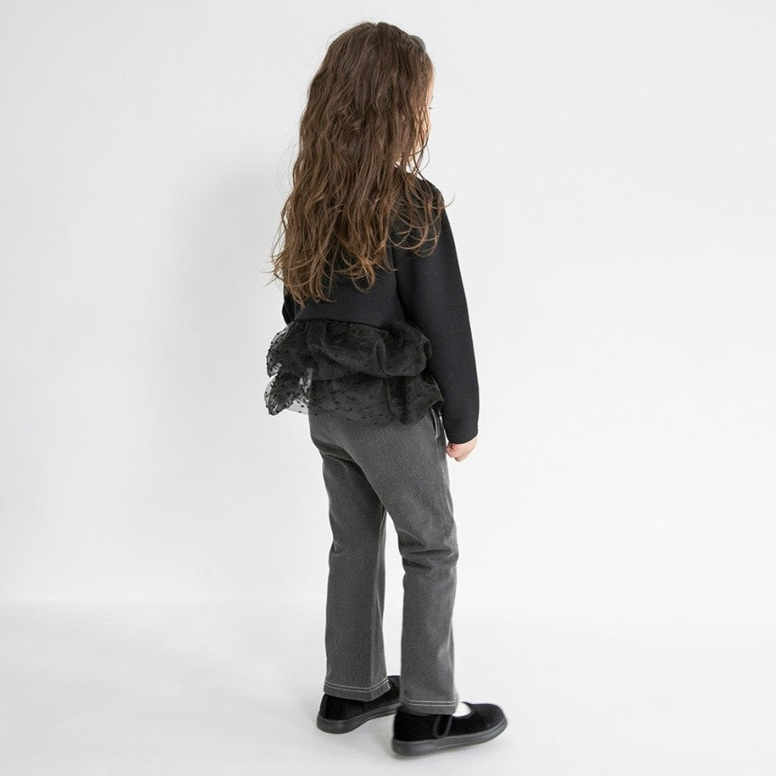 브란셰스 키즈 바지 일본 branshes 슬림 플레어 기모 데님 팬츠 2컬러