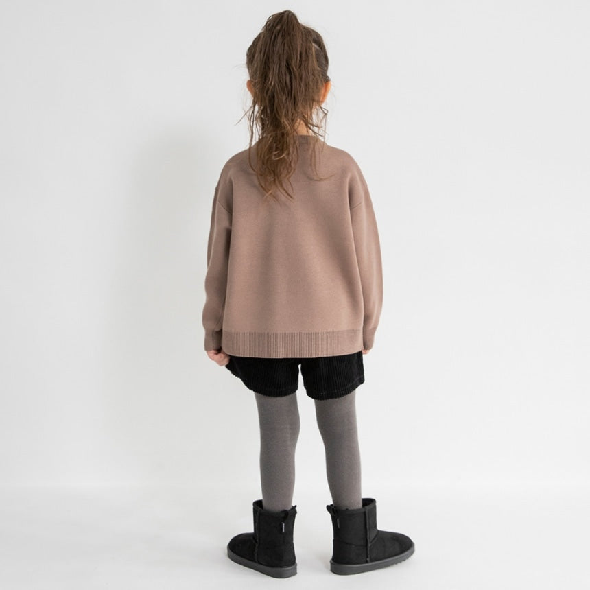 브란셰스 키즈 티셔츠 일본 branshes 맨투맨 리본 모티브 로고 니트 2컬러