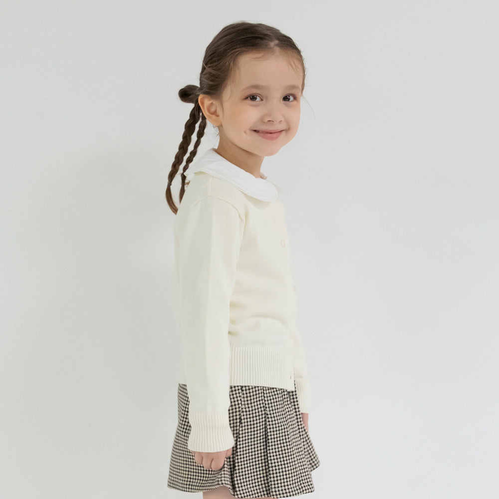 Branshes Kids T-shirt Japan branshes man-to-man ribbon embroidery boa trainer long sleeve 2 colors 