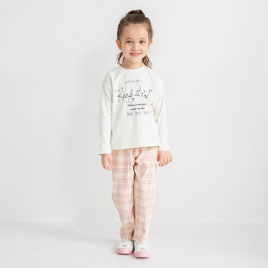 브란셰스 키즈 바지 일본 branshes 소프트 마카롱 체크무늬 팬츠 5컬러