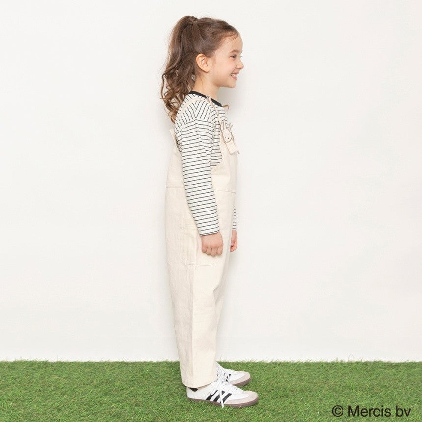 브란셰스 키즈 바지 일본 branshes 멜빵 팬츠 미피 모티브 살로펫 2컬러