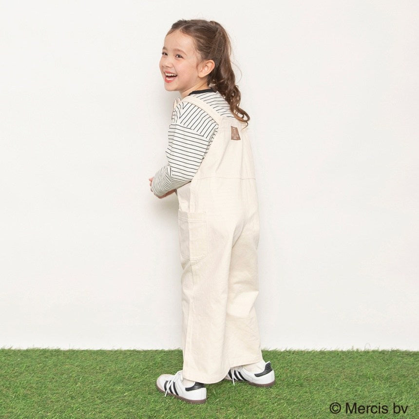 브란셰스 키즈 바지 일본 branshes 멜빵 팬츠 미피 모티브 살로펫 2컬러