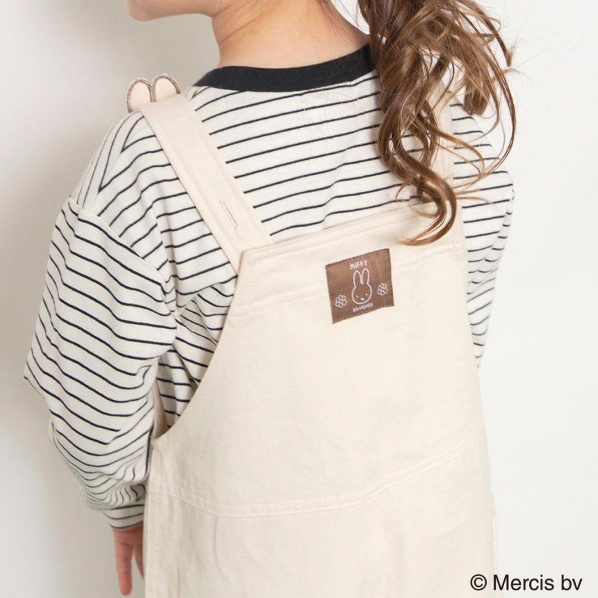 브란셰스 키즈 바지 일본 branshes 멜빵 팬츠 미피 모티브 살로펫 2컬러