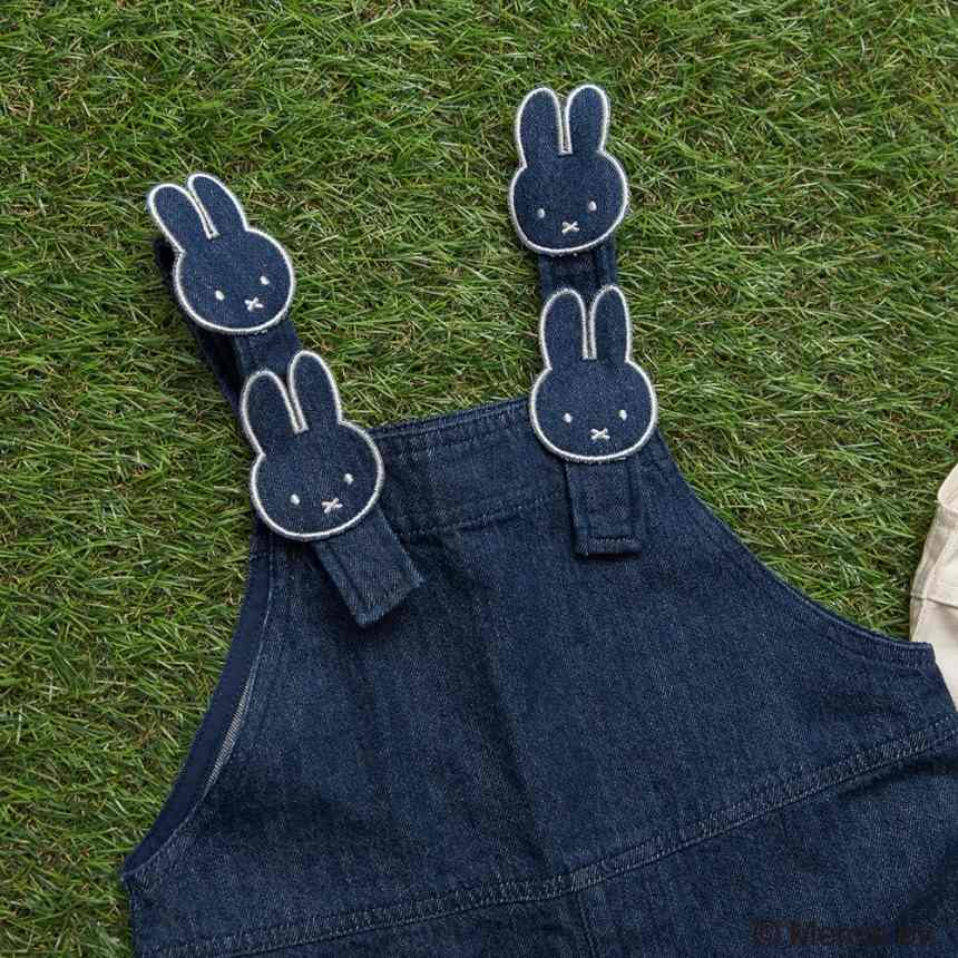 브란셰스 키즈 바지 일본 branshes 멜빵 팬츠 미피 모티브 살로펫 2컬러