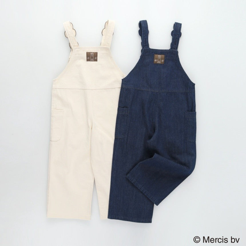 브란셰스 키즈 바지 일본 branshes 멜빵 팬츠 미피 모티브 살로펫 2컬러