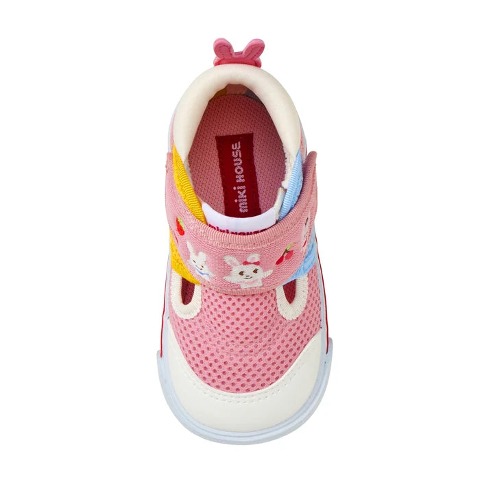 미키하우스 신발 일본 키즈 아기 세컨드 운동화 더블 러셀 우사기