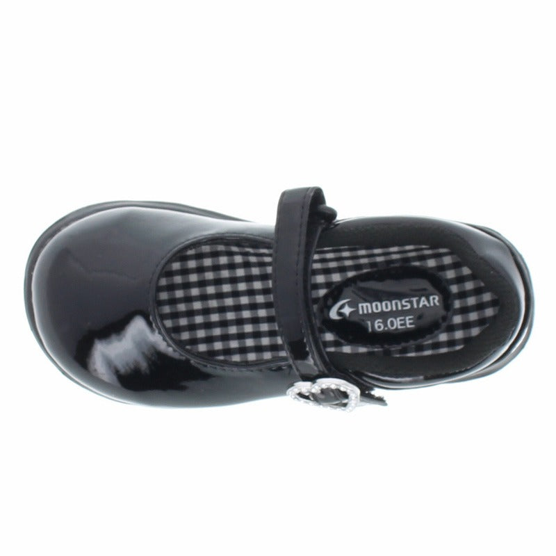 문스타 키즈 신발 일본 로퍼 캐럿 포멀 CR C2093 메리제인 하트 포인트