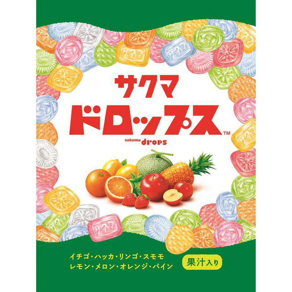사쿠마 드롭스 캔디 일본 돈키호테 8가지 과일 믹스 사탕 105g