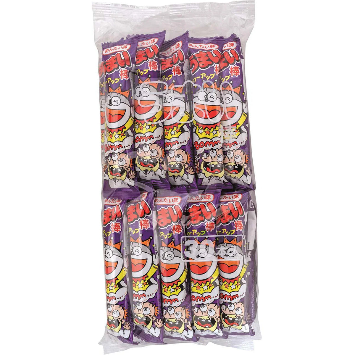우마이봉 멘타이맛 일본 아오킨 돈키호테 편의점 과자 30개입 180G