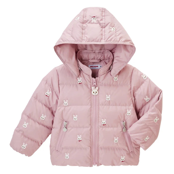 미키하우스 패딩 일본 키즈 유아 다운재킷 경량 후드 2컬러