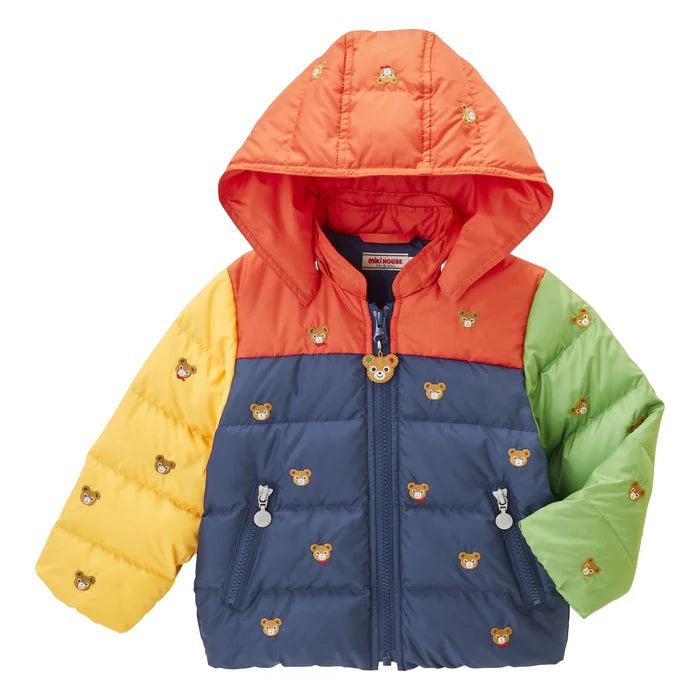 미키하우스 패딩 일본 키즈 유아 다운재킷 경량 후드 2컬러