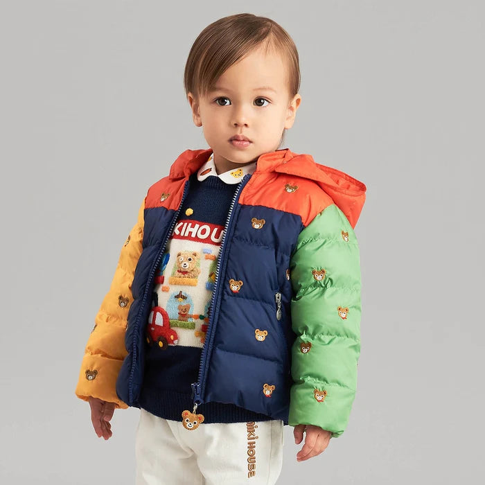 미키하우스 패딩 일본 키즈 유아 다운재킷 경량 후드 2컬러